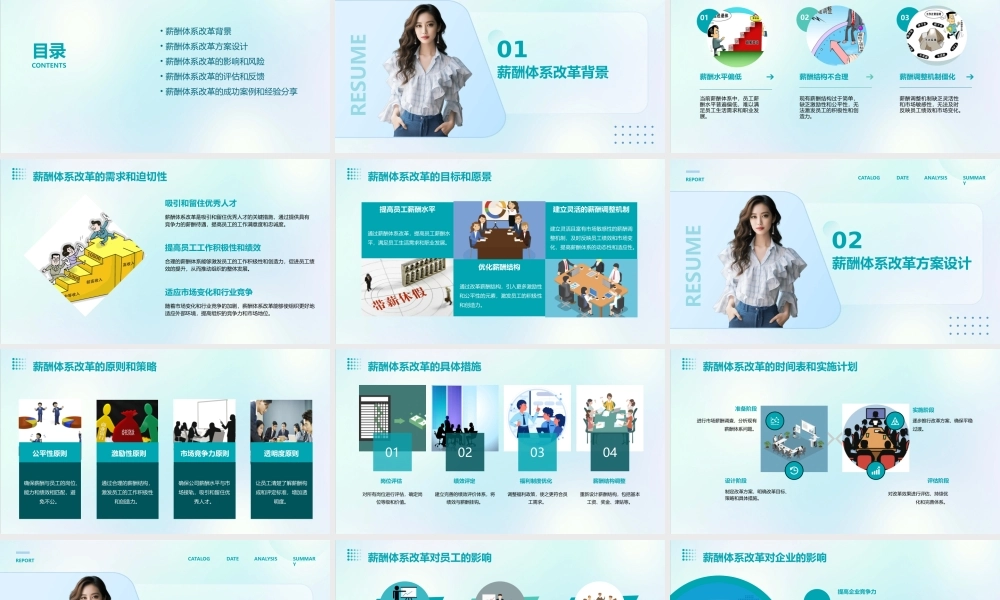 薪酬体系改革方案通用课件