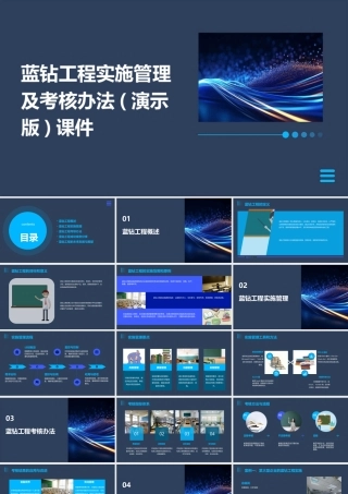 蓝钻工程实施管理及考核办法(演示版)课件