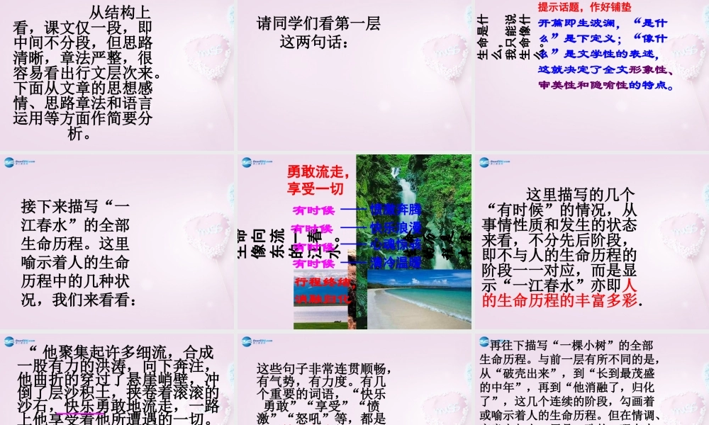 九年级语文下册 9(谈生命)课件1 新人教版 课件