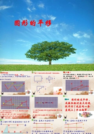 七年级数学下册 图形的平移课件 苏科版 课件