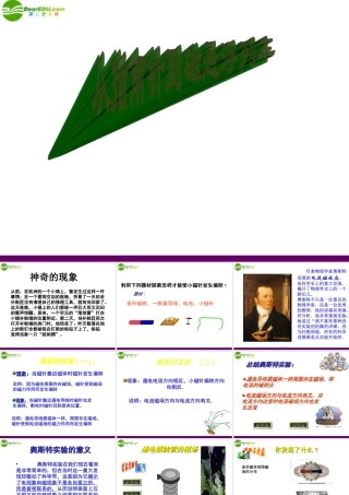 九年级物理 第十六章从指南针到磁悬浮列车课件 沪科版 课件