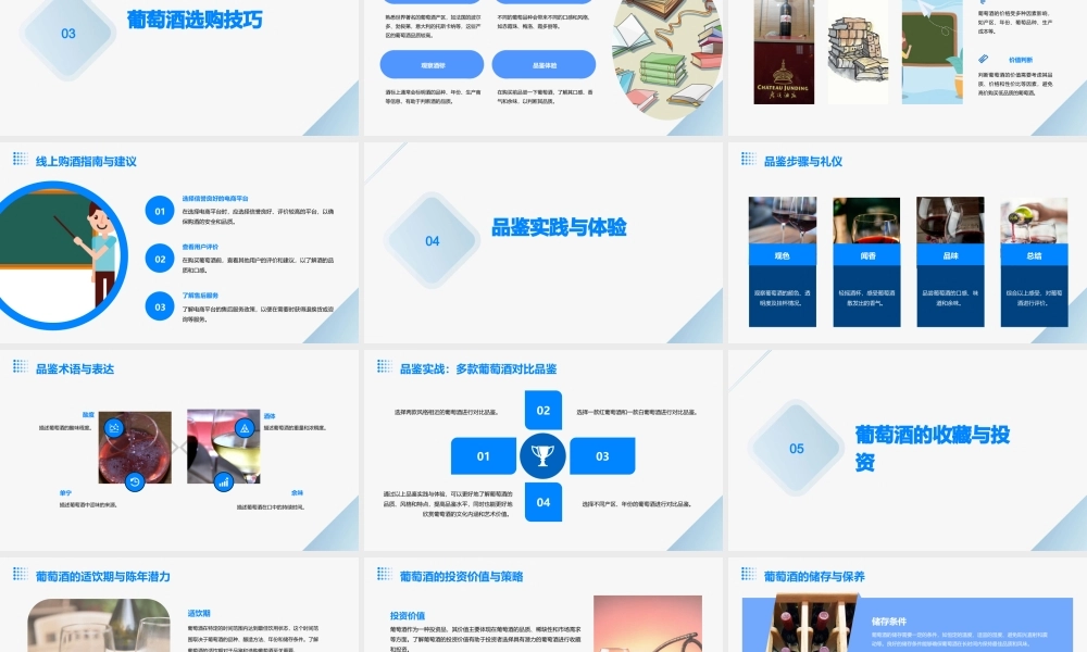 葡萄酒品鉴及文化赏析葡萄酒的选购(修改)讲解课件