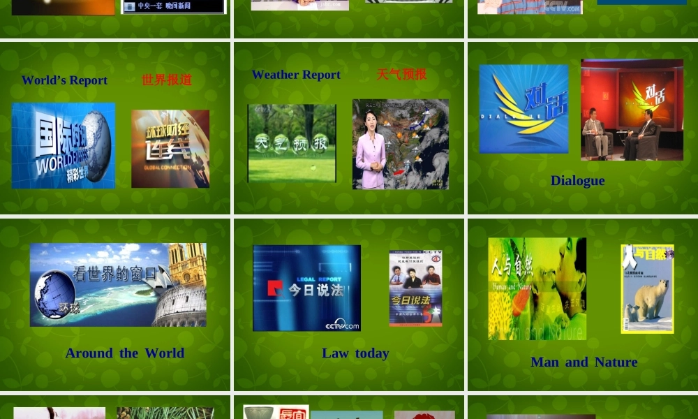 八年级英语上册 Unit 5 Do you want to watch a game show Section A 1课件 (新版)人教新目标版 课件