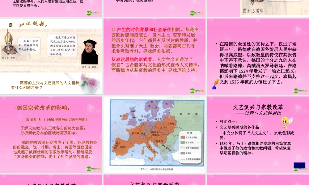 八年级历史 教皇的奶牛解放课件 人教新课标版 课件