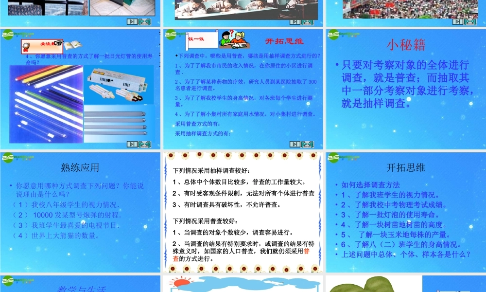 八年级政治下册 第5章(数据的收集与整理)第1节(每周干家务活的时间)课件 北大师版 课件