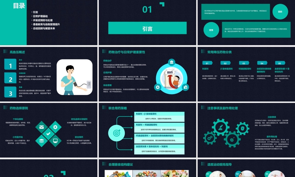 药物治疗与高血压患者日常护理