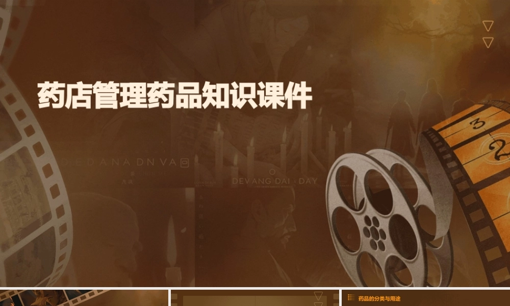 药店管理药品知识课件