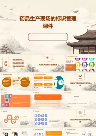 药品生产现场的标识管理课件