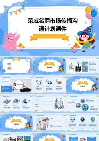 荣威名爵市场传播沟通计划课件
