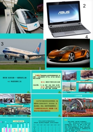 八年级地理上册 4.2 快速发展的工业课件(2) 晋教版 课件