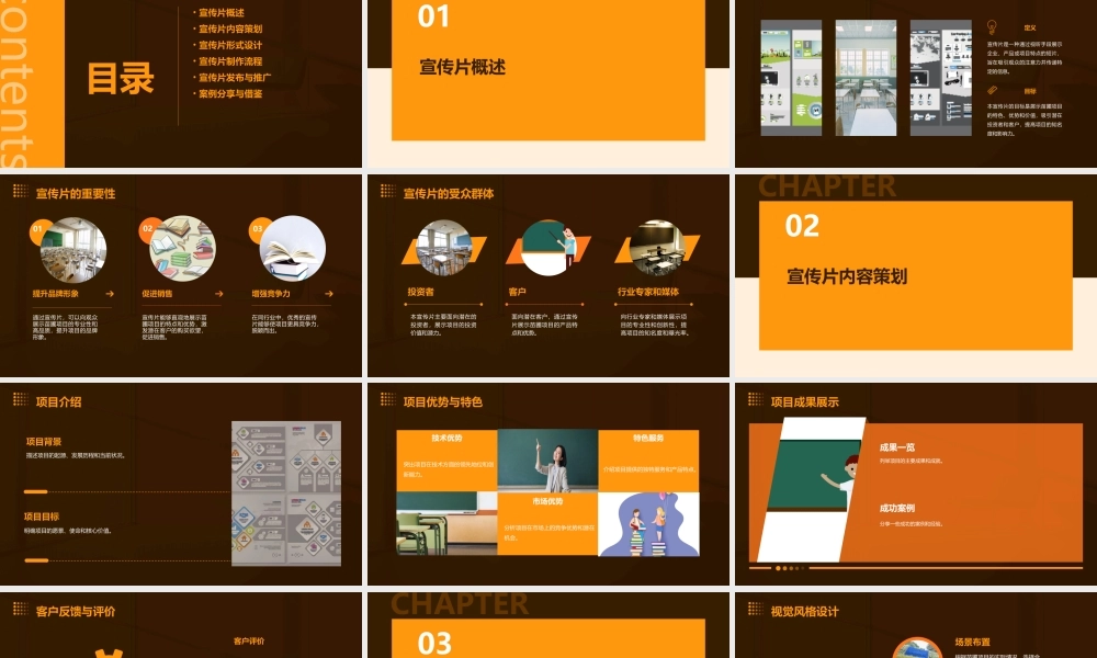 苗圃项目宣传片方案课件