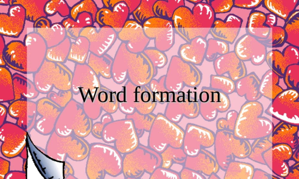 人教版高二英语Unit12 grammar(word formation) 课件