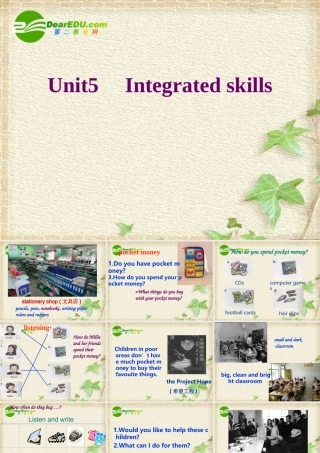 七年级英语7B Unit 5 Integrated skills课件牛津版 课件
