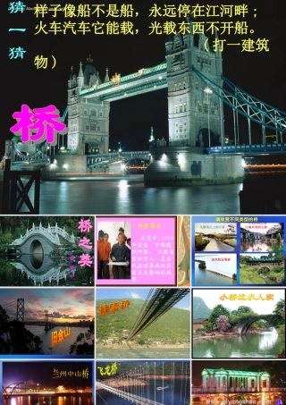 八年级语文桥之美教学课件 人教版 课件