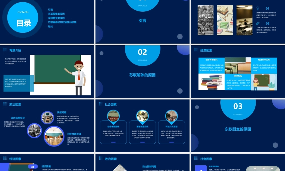 苏联解体东欧剧变课件