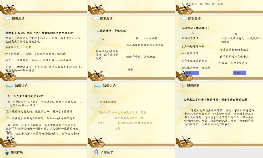 九年级语文下册 第08课热爱生命1课件 人教新课标版 课件