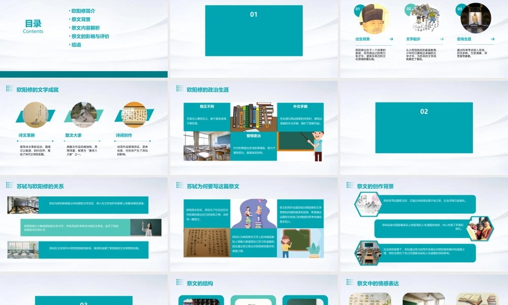 苏教版选修《祭欧阳文忠公文》课件