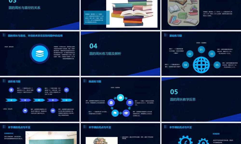 苏教版五年级下圆的周长课件