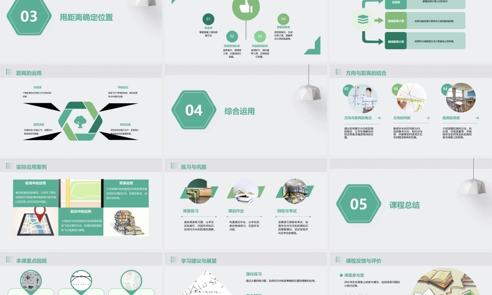 苏教版六年下《用方向和距离确定位置》课件