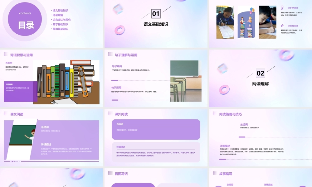 苏教版二年级下册期末复习知识点梳理课件