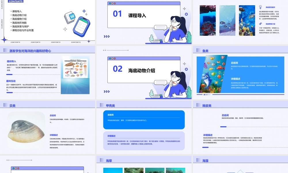 苏教版三下海底世界课件