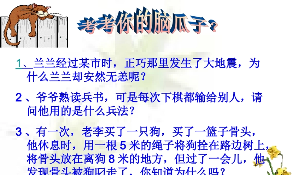 九年级语文上册大小猫洞课件1 课件