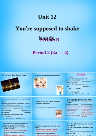 九年级英语全册 Unit 13 Rainy days make me sad Section B Period 2(3a 4)课件 人教新目标版 课件