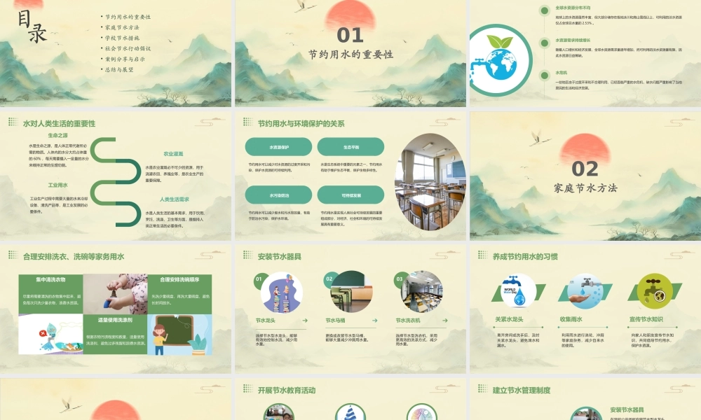 节约用水从我做起教学课件