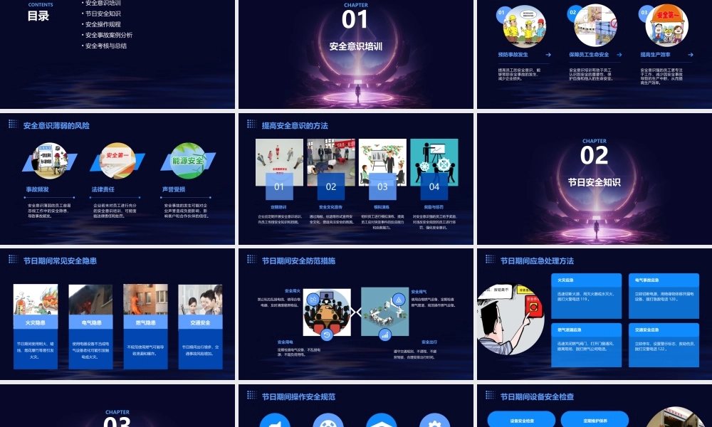 节前安全培训课件