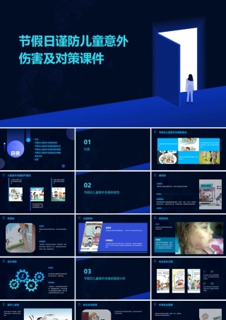 节假日谨防儿童意外伤害及对策课件