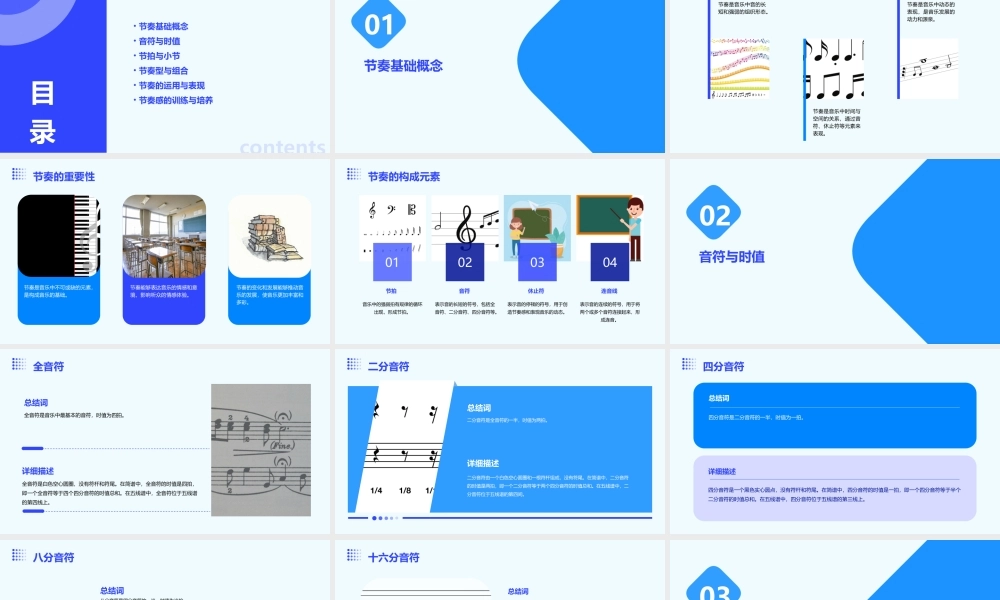 节奏基础乐理课件