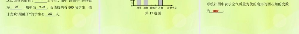 八年级数学上册 第15章(数据的收集与表示)测试卷习题课件 (新版)华东师大版 课件