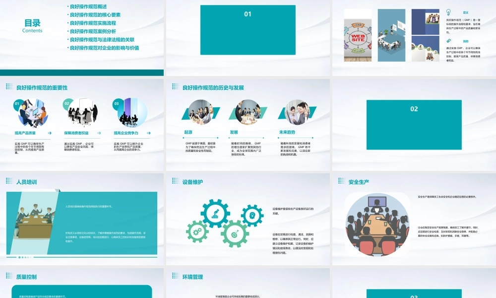 良好操作规范培训课件