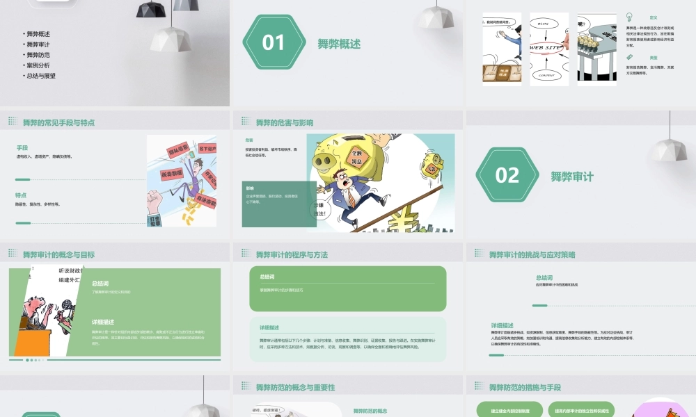 舞弊及其审计与防范课件