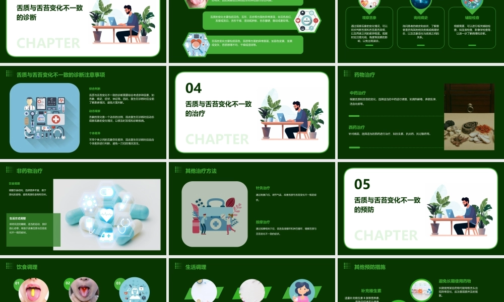 舌质与舌苔变化不一致课件