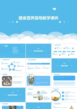 膳食营养指导教学课件