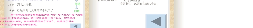 七年级语文(十三岁的际遇) 课件