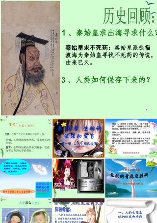 八年级生物上册 第八章_人的生殖和发育课件 北师大版 课件