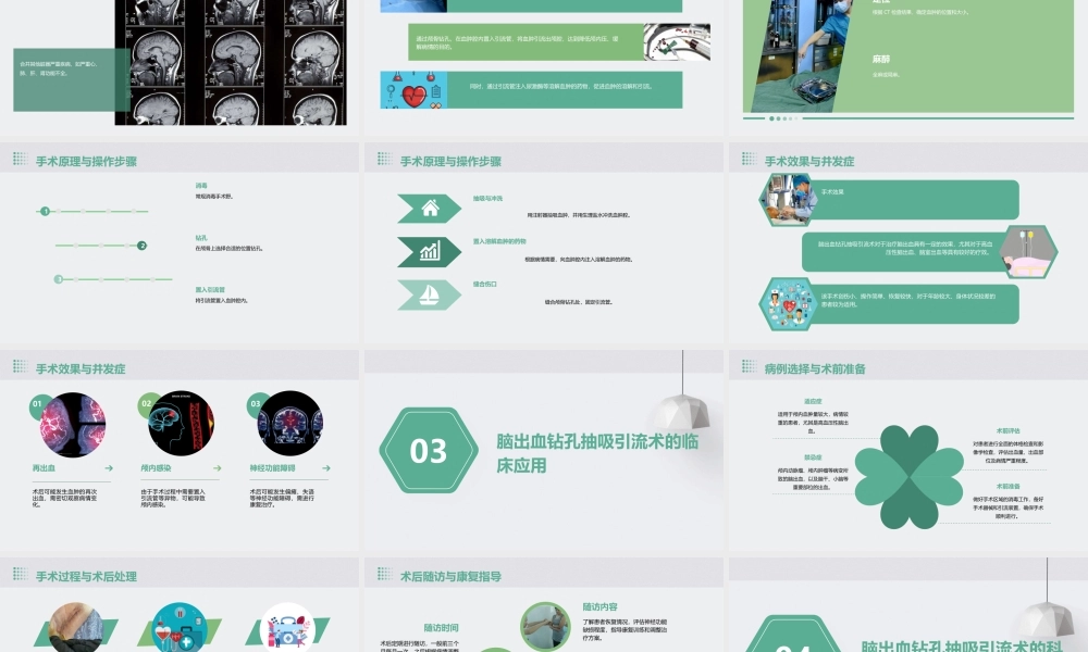 脑出血钻孔抽吸引流术课件