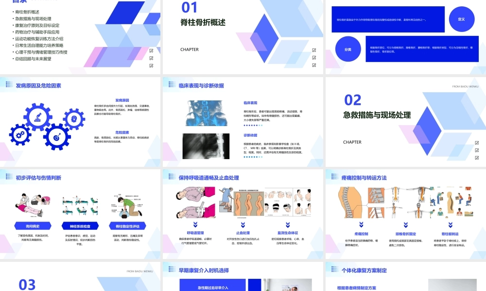脊柱骨折的急救与康复