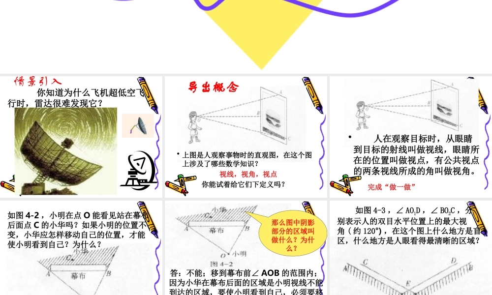 九年级数学视角与盲区1ppt 课件