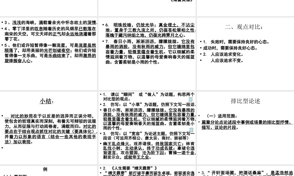 届高考语文第一轮知识点专题复习(文采)课件  课件