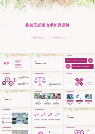 胸腔闭式引流术护理课件