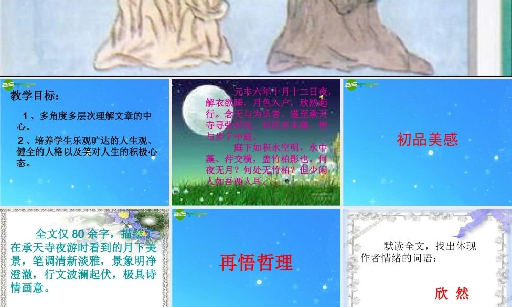 八年级语文上册(记承天寺夜游)17 课件 人教新课标版 课件