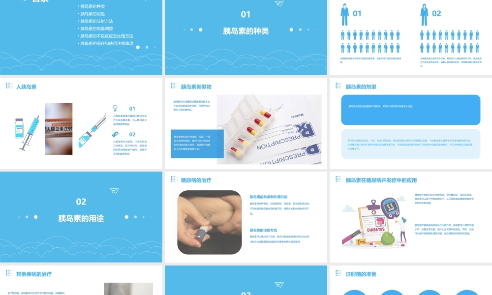 胰岛素的种类和用法通用课件