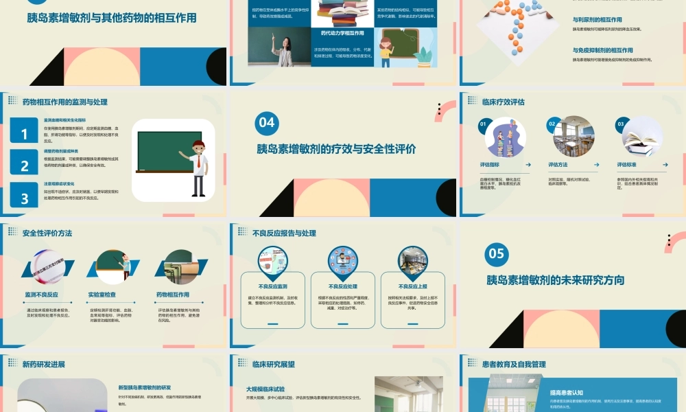 胰岛素增敏剂的合理应用课件