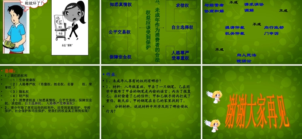 八年级政治上册 第7课 第2框 我们的权利课件2 北师大版 课件