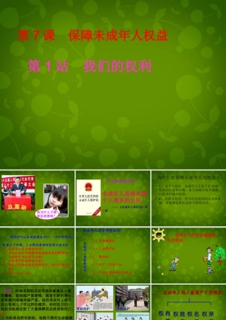 八年级政治上册 第7课 第2框 我们的权利课件2 北师大版 课件