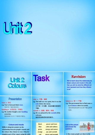 九年级英语上册 Unit 2 Colour课件4 (新版)牛津版 课件