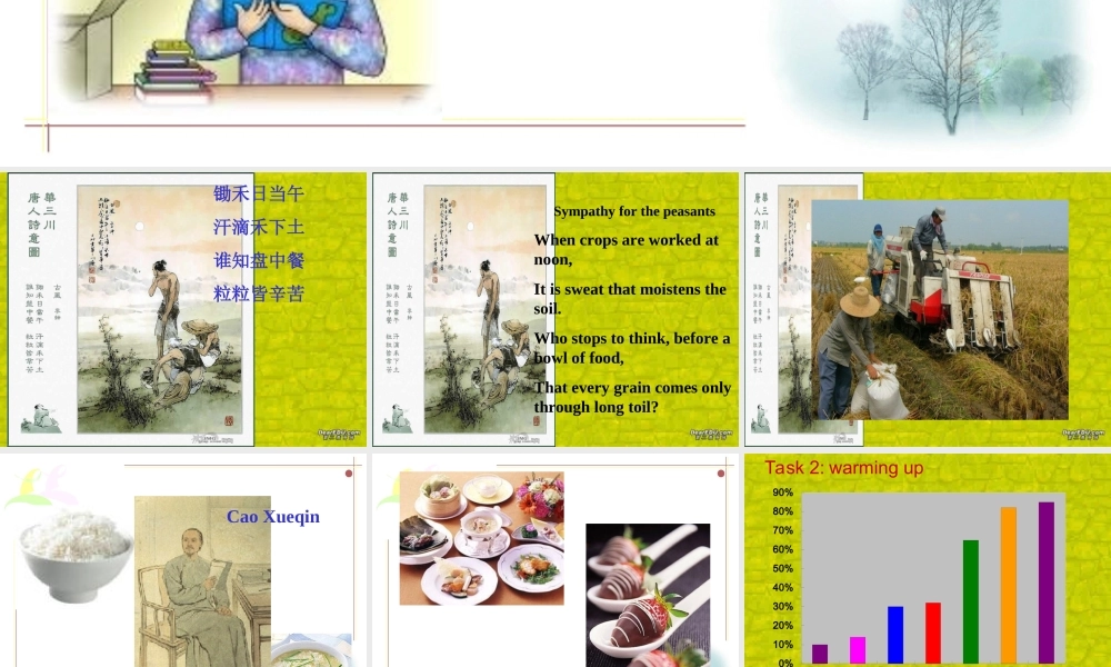 人教版高一英语warming up,listening and speaking 1 课件